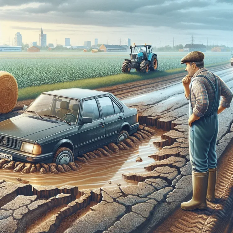 Vicc: Az autós elakad a kátyúban. A közelben lévő farmer Vicc:
Az autós elakad a kátyúban. A közelben lévő farmer öt…