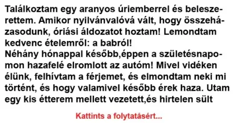 Vicc: Találkoztam egy aranyos úriemberrel