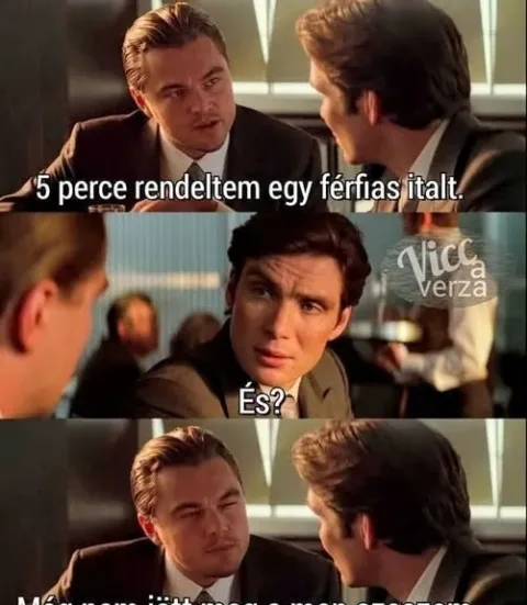 5 perccel ezelőtt tettem meg a rendelést…