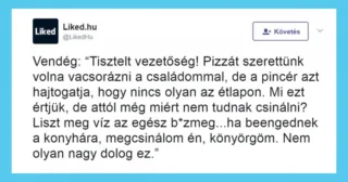 Az éttermi panaszok szürreális világa: 21 hihetetlen történet a vendéglátás frontvonalából