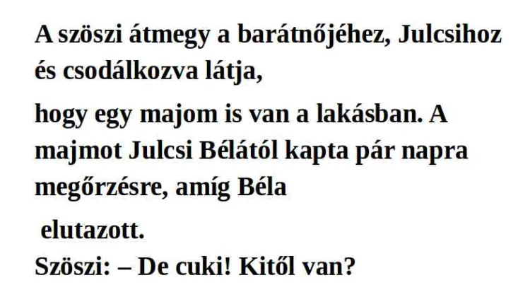 Vicc: A szöszi átmegy a barátnőjéhez