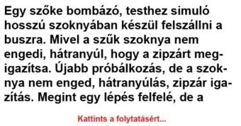 Vicc: Egy szőke bombázó
