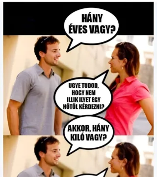 Vicc: Hány éves vagy?