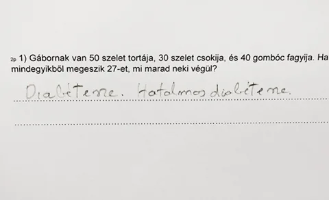 Vicc: Gábornak van 50 szelet tortája Vicc: Gábornak van 50 szelet tortája