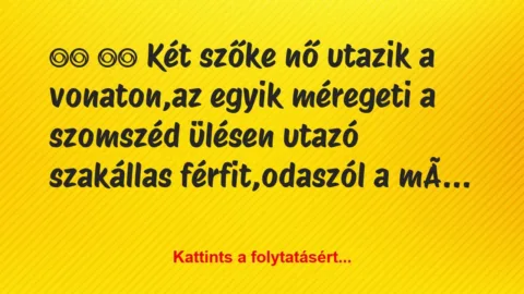 Vicc:
Két szőke nő utazik a vonaton,az egyik … Vicc:
Két szőke nő utazik a vonaton,az egyik …