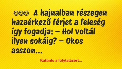 Vicc: Okos férfi