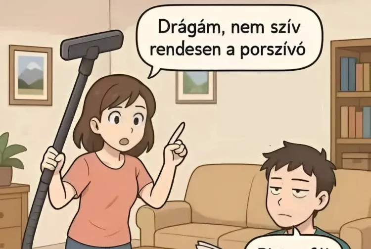 Vicc: Drágám, nem szív… Vicc: Drágám, nem szív…