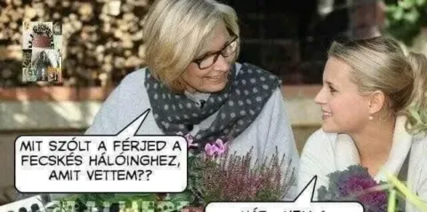 Vicc: Mit szólt a férjed…