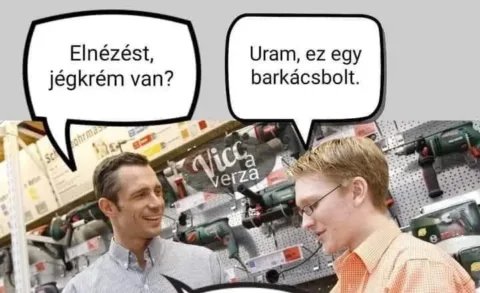 Vicc: Elnézést jégkrém van?