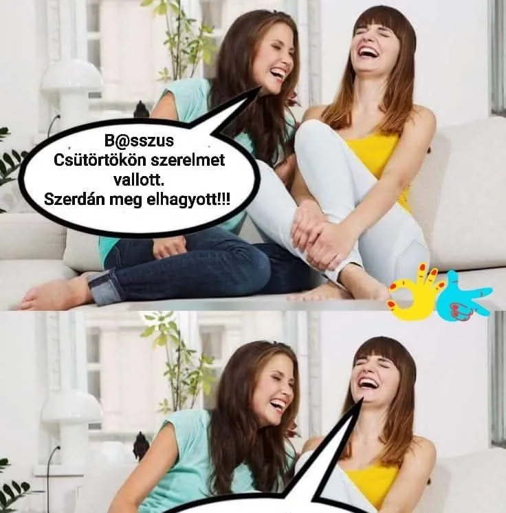 Vicc: Csütörtökön szerelmet vallott