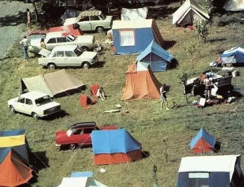 Retro nyaraink a Balatonnál