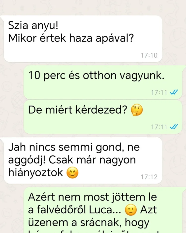 Vicc: 14 üzenet, ami nem maradt családi körben