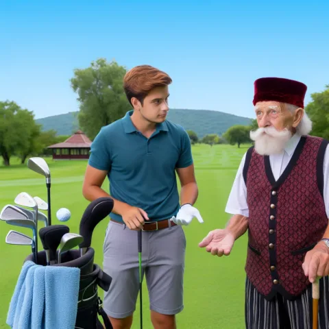 Vicc: Székely bácsit elhívják golfozni. Kap egy oktatót, kérdezi tőle:

– Mit kell…