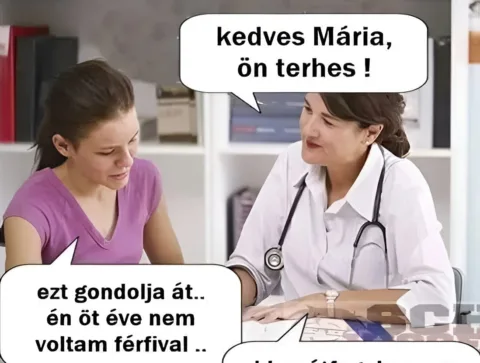Vicc: Ön terhes…