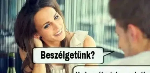 Vicc: Beszélgetünk?