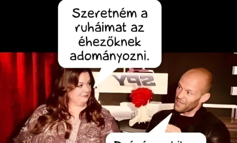 Vicc: Szeretném a ruháimat…