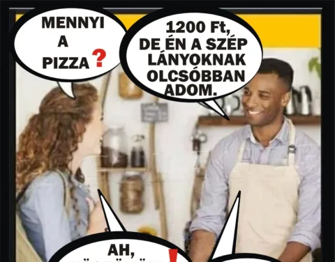 Vicc: Mennyi a pizza?