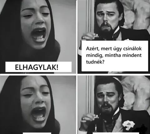 Vicc: Elhagylak! Azért mert…