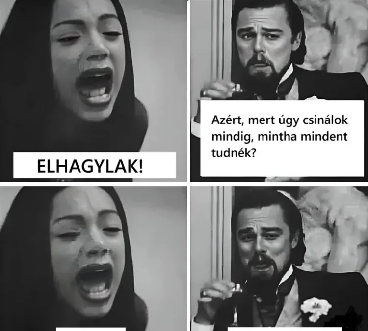 Vicc: Elhagylak! Azért mert… Vicc: Elhagylak! Azért mert…