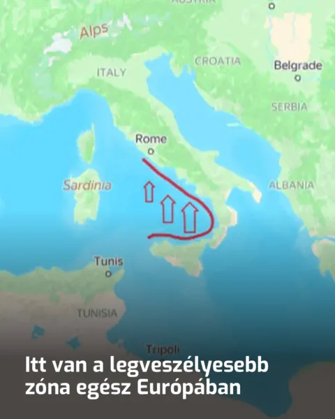 Itt van a legveszélyesebb zóna egész Európában Ön Európa legszeizmikusan aktívabb zónáját látja!