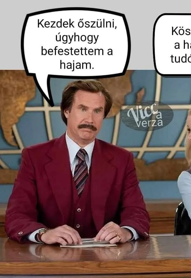 Vicc: Kezdek őszülni… Vicc: Kezdek őszülni…