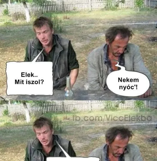 Vicc: Elek. Mit iszol?