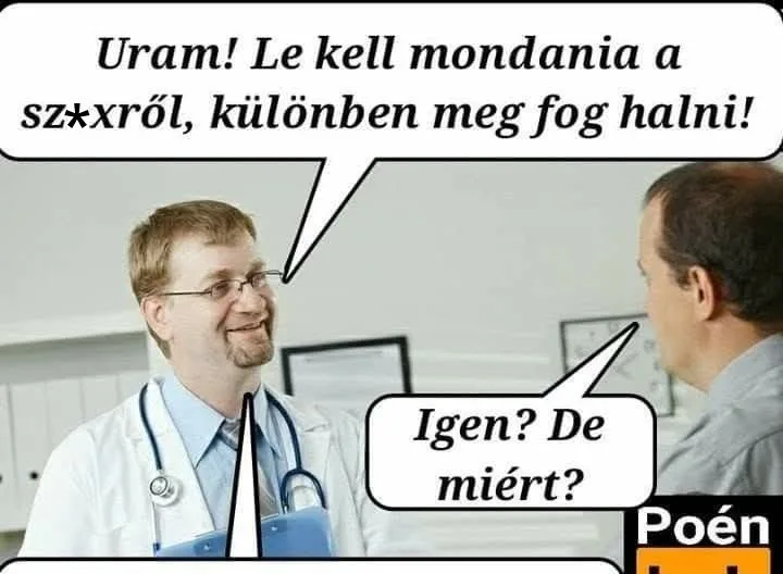 Vicc: Le kell mondania