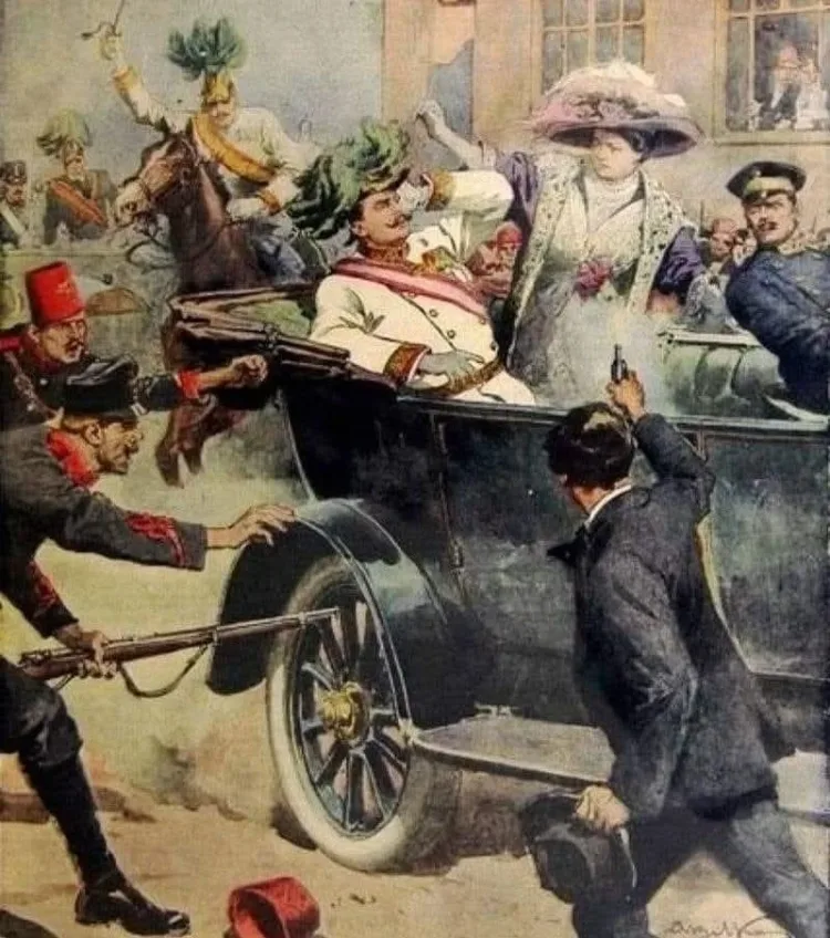 1914. június 28-án gyilkolta meg Szarajevóban Ferenc Ferdinánd osztrák–magyar tr... 1914. június 28-án gyilkolta meg Szarajevóban Ferenc Ferdinánd osztrák–magyar tr… #RK1751043058