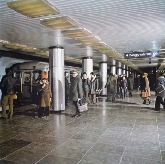 1970-es évek.  Bp., Deák Ferenc tér, metróállomás.
 #RK1751022007