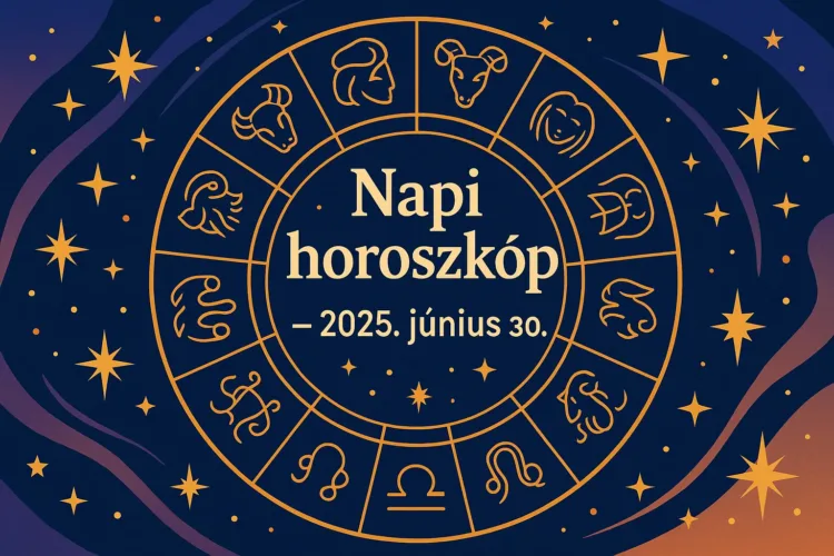 Mai horoszkóp – 2025. június 30. Mai horoszkóp – 2025. június 30.