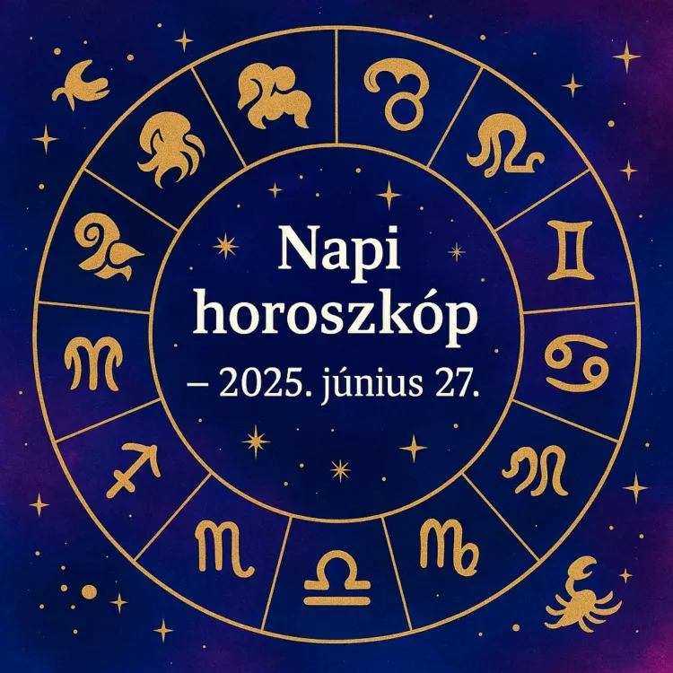 Napi horoszkóp – 2025. június 27. Rák és Halak jegyűeknél mély intuíciós hullám indul Napi horoszkóp – 2025. június 27.: Rák és Halak jegyűeknél mély intuíciós hullám indul