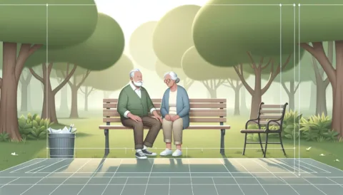 Vicc: A nyugdíjas bácsi ült a padon a parkban, és látta, hogy a mellette ülő öregasszony…