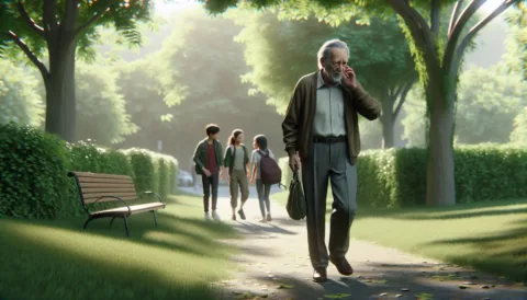 Vicc: Az idős bácsi sétál a parkban, amikor észreveszi, hogy egy fiatalokból álló…