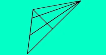 Rejtvény: 10-ből csak 2 ember találja meg a helyes megoldást. Hány háromszög van a képen?