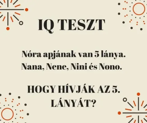 Rejtvény: „IQ-teszt, amit az emberek 80%-a elront” – Neked sikerül rájönnöd a megoldásra?