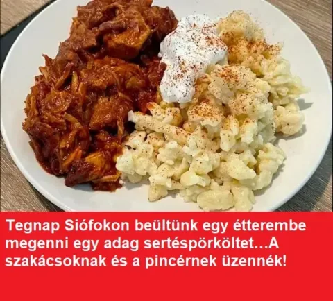 Egy nem mindennapi gasztronómiai élmény Siófokon – Sertéspörkölt mesterfokon