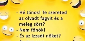 Vicc: Te szereted az olvadt fagyit