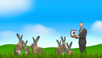 Megl repet, de igaz: a világ első kémkedési díját a nyulak kapták