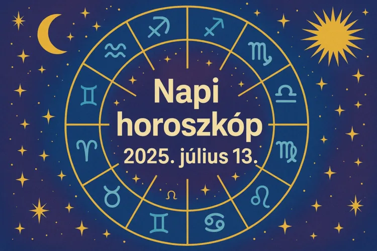 Napi horoszkóp – 2025. július 13. Napi horoszkóp – 2025. július 13.
