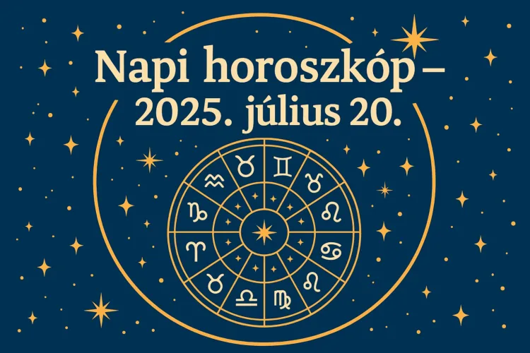 Napi horoszkóp – Július 20.: Ez a négy jegy ma szívből fog dönteni