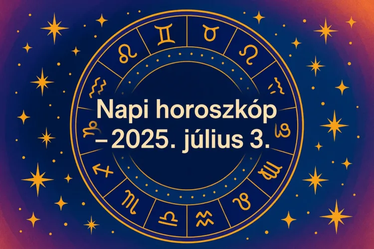 Napi horoszkóp – Július 3. Ezek a jegyek ma megérzik a sors fordulatát Napi horoszkóp – Július 3.: Ezek a jegyek ma megérzik a sors fordulatát