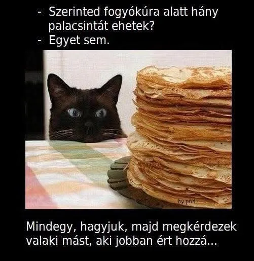 Szerinted fogyókúra alatt hány palacsintát ehetek? Szerinted fogyókúra alatt hány palacsintát ehetek?