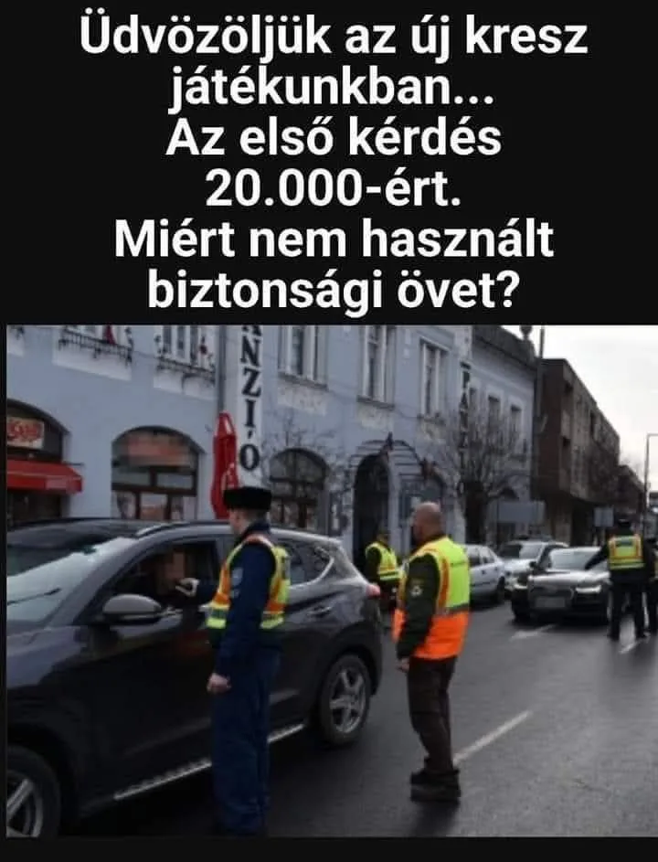 Miért nem használt biztonsági övet? Miért nem használt biztonsági övet?