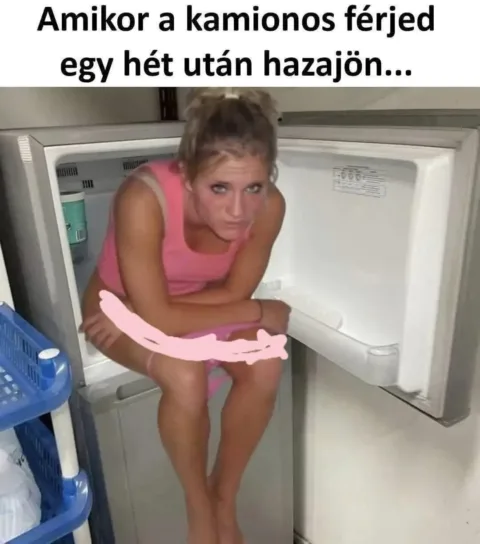 Amikor a kamionos férjed egy hét után hazajön...