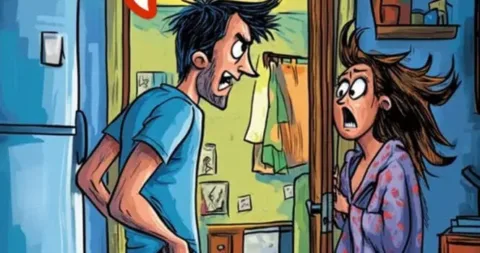 Vicc: Egy férfi azt gyanítja, hogy a felesége megcsalja őt.