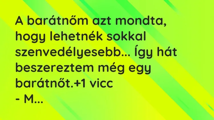 Vicc: A barátnőm azt mondta, hogy lehetnék sokkal szenvedélyesebb… Így hát… Vicc: A barátnőm azt mondta, hogy lehetnék sokkal szenvedélyesebb… Így hát…