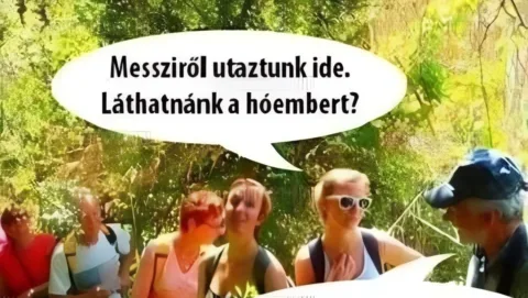 Vicc: Messziről utaztunk ide…