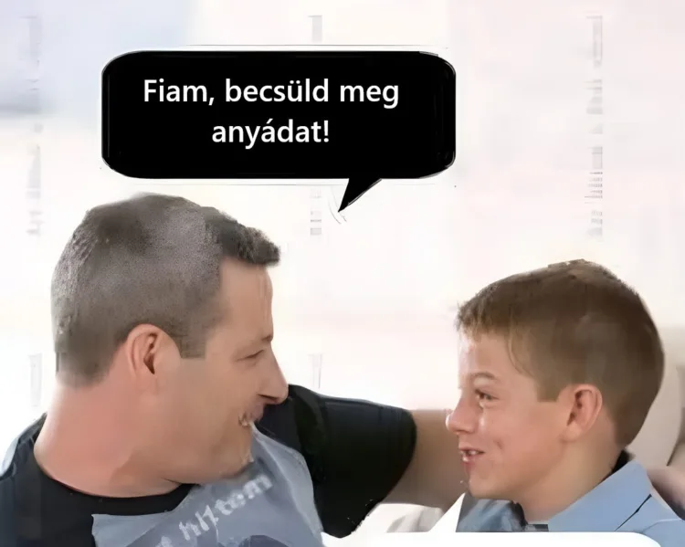 Vicc: Becsüld meg anyádat…