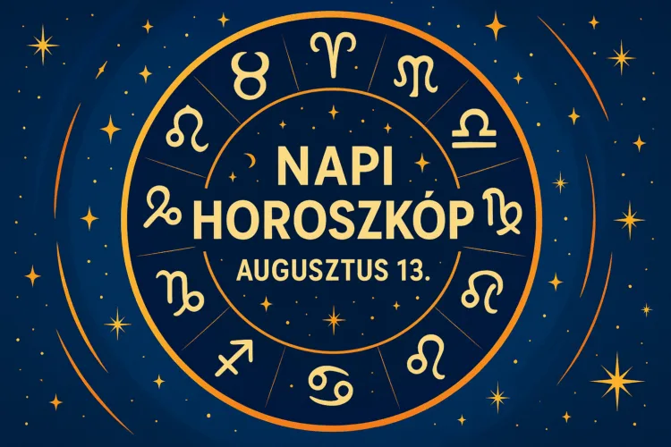 Mai horoszkóp – 2025. Augusztus 13.