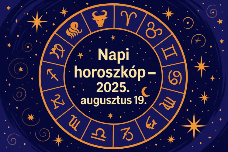 Mai horoszkóp – 2025. augusztus 19.